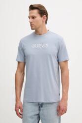 Guess pamut póló nyomott mintás, M5YI41 KBW41 - kék M