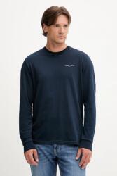 Tommy Hilfiger pamut hosszúujjú sötétkék, nyomott mintás, DM0DM21594 - sötétkék M