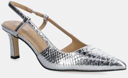 MICHAEL Michael Kors bőr tűsarkú Alora ezüst, 40T5AOMS1M. 040 - ezüst Női 36