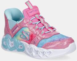 Skechers gyerek sportcipő INFINITE HEART LIGHTS ETERNAL SHIMMER ezüst, 303755N - rózsaszín 25