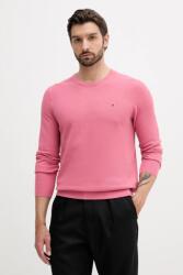 Tommy Hilfiger pamut pulóver könnyű, fekete, MW0MW36347 - rózsaszín M - answear - 29 990 Ft