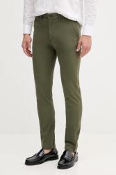 Tommy Hilfiger nadrág bézs, testhezálló, MW0MW26619 - zöld 38/32