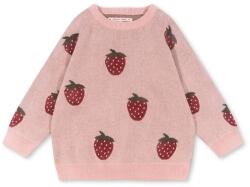 Konges Sløjd gyerek pulóver LAPIS LUREX KNIT BLOUSE rózsaszín, KS102260 - rózsaszín 92