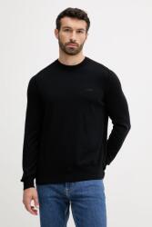 BOSS Orange pulóver könnyű, sötétkék, 50508766 - fekete M