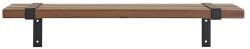 House Nordic fali polc Luxor 50 x 15 x 10 cm barna - barna Univerzális méret