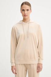 GUESS felső COUTURE bézs, nyomott mintás, kapucnis, V4RQ25 K0232 - bézs M - answear - 37 990 Ft