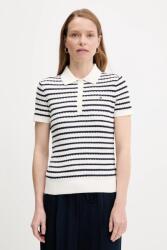 Tommy Hilfiger pamut pulóver könnyű, fehér, WW0WW41474 - fehér L