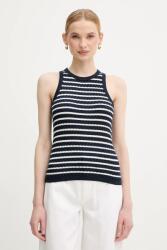 Tommy Hilfiger pamut mellény sötétkék, WW0WW45706 - sötétkék M