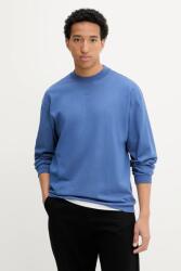 HUGO BOSS pamut hosszúujjú sima, 50511029 - kék XL - answear - 32 990 Ft