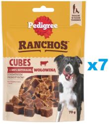 PEDIGREE Ranchos Cubes cu vita 7x70 g gustari caini