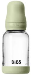 Bibs Стъклена бебешка бутилка Bibs - С каучуков биберон, 120 ml, Sage (5019250) - ozone