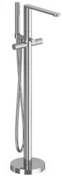 RAVAK Kádtöltő csaptelep, Ravak Chrome II padlón álló csaptelep zuhanyszettel, króm X070456
