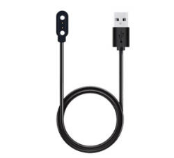 Gigapack Töltőkábel USB (mágneses, 100cm) FEKETE Haylou LS02 Pro / LS01 / LS02 ' csomagolás' (GP-124556)