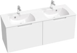 RAVAK Alsó szekrény, Ravak Classic II 130 duplamosdó alatti szekrény, fehér X000001482 - mozaikkeramia