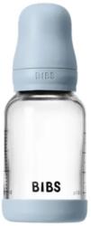 Bibs Стъклена бебешка бутилка Bibs - С каучуков биберон, 120 ml, Baby Blue (5019231) - ozone