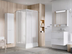 RAVAK Zuhanybox, Ravak Supernova ASBRV2 zuhanybox 90x90 fehér/pearl 8267711211 - zuhanykabin
