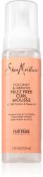 Shea Moisture Coconut & Hibiscus Frizz Free Curl Mousse hajformázó hab göndör hajra 222 ml