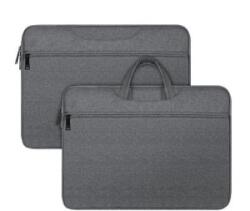 Dux Ducis LBTC kézitáska álló LAPTOP/NOTEBOOK/TABLET (univerzális, textil, kézpánt, 15.5-16' méret) SÖTÉTSZÜRKE (GP-157341)