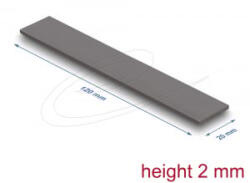 Delock Hővezető párna 120 x 20 x 2 mm M. 2 modulokhoz 3, 0 W/mK (18477) (18477)