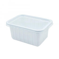 Csom 2001 Doboz szögletes tető PP 500-1000 ml 50 db/csomag (7714) (7714)