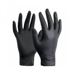Gumikesztyű nitril púdermentes XL 100 db/doboz fekete_Guarder (1015XL)