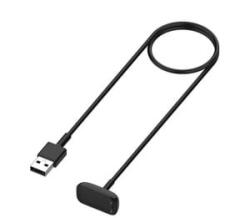 Gigapack Töltőkábel USB (mágneses, 100cm) FEKETE Fitbit Luxe / Charge 5 ' csomagolás' (GP-161746)