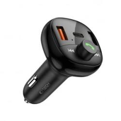 Tech-Protect CC06 FM Transzmitter Autós Töltő PD72W - aqua