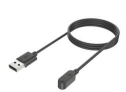 Gigapack Töltőkábel USB (mágneses, 100cm) FEKETE Honor Choice Haylou Watch ' csomagolás' (GP-164549)