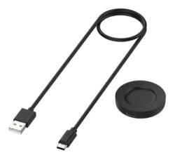 Gigapack Töltőkábel USB (mágneses, 100cm) FEKETE Xiaomi Watch S1 GL / Watch S1 ' csomagolás' (GP-161757) (GP-161757)