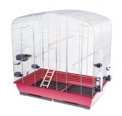 Inter-Zoo Pet Products Colivie pentru păsări SARA crom - 78 x 48 x 78 cm ROȘU