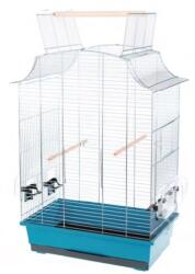 Inter-Zoo Pet Products Colivie pentru păsări GRETA CABRIO CHROM - 49, 5 x 30, 5 x 66 cm ALBASTRĂ