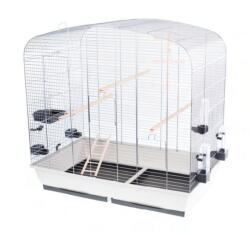 Inter-Zoo Pet Products Colivie pentru păsări SARA crom - 78 x 48 x 78 cm GRI DESCHIS