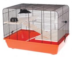  INTER-ZOO Pet Products Cușcă rozătoare REX II + WOOD 58 x 38 x 43 cm PORTOCALIE