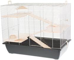  INTER-ZOO Pet Products Cușcă pentru rozătoare Charlie III culori + lemn 70 x 40 x 57, 5 cm NEGRU