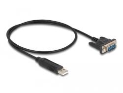 Delock USB 2.0 serial la RS-232 adaptor cu conector serial compact carcasă 50 cm FTDI