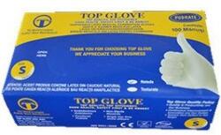 TOP GLOVE Manusi examinare din latex, marimea M, 100 buc, Top Glove
