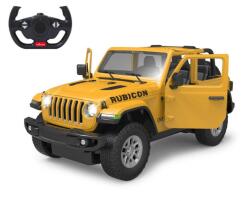 Jamara Toys Jeep Wrangler JL 1: 14, manuálisan nyitható ajtók, sárga, 2, 4 GHz (405178) (405178)