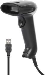 Manhattan 153997 vonalkód leolvasó Kézi vonalkód olvasó 1D/2D LED Fekete (153997) (153997)