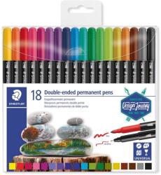 STAEDTLER Fasermaler D. spitze permanent 18ST (3187 TB18) (3187 TB18)