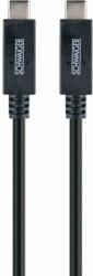 SCHWAIGER USB-Kabel 3.1 St. C->3.1 TypC 1, 00m schwarz (LK101C531) (LK101C531) (LK101C531)
