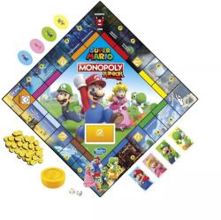 Hasbro Monopoly Junior Super Mario kiadás Családi stratégiai társasjáték (F4817100) (F4817100)