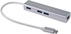 Equip Adapter USB-C-> RJ45(1GB) 10/100/1000+3xUSB3.0 0.15m s (133481) (133481)