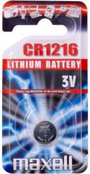 Maxell Batterie Knopfzelle CR1216 3V 25mAh Lithium 1St. (11238800) (11238800) (11238800)