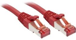Lindy RJ45 Hálózat Csatlakozókábel CAT 6 S/FTP 2.00 m Piros Védővel LINDY (47734) (47734)