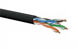 A-LANtec U/UTP CAT5e Installációs kábel 305m - Fekete (KIU5OUTS305) (KIU5OUTS305)