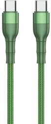 2GO USB Lade-/Datenkabel Type C -> Type C 1m Nylon grün (797311) (797311) (797311)