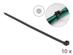 Delock UV-sugárzásnak is ellenálló kábelkötöző hossza 1220 x szélessége 9, 0 mm, 10 db. Fekete (19564) (19564) (19564)