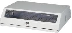 EFB Elektronik 19" Wandgehäuse 3HE vertikal +5HE horizontal, grau (691703V) (691703V) (691703V)