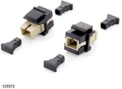Equip 125572 optikai adapter SC 8 dB Bézs, Fekete (125572) (125572)