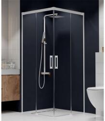 Radaway Idea White KDD szögletes tolóajtós zuhanykabin 90, fehér 387060-04-01L (387060-04-01L)